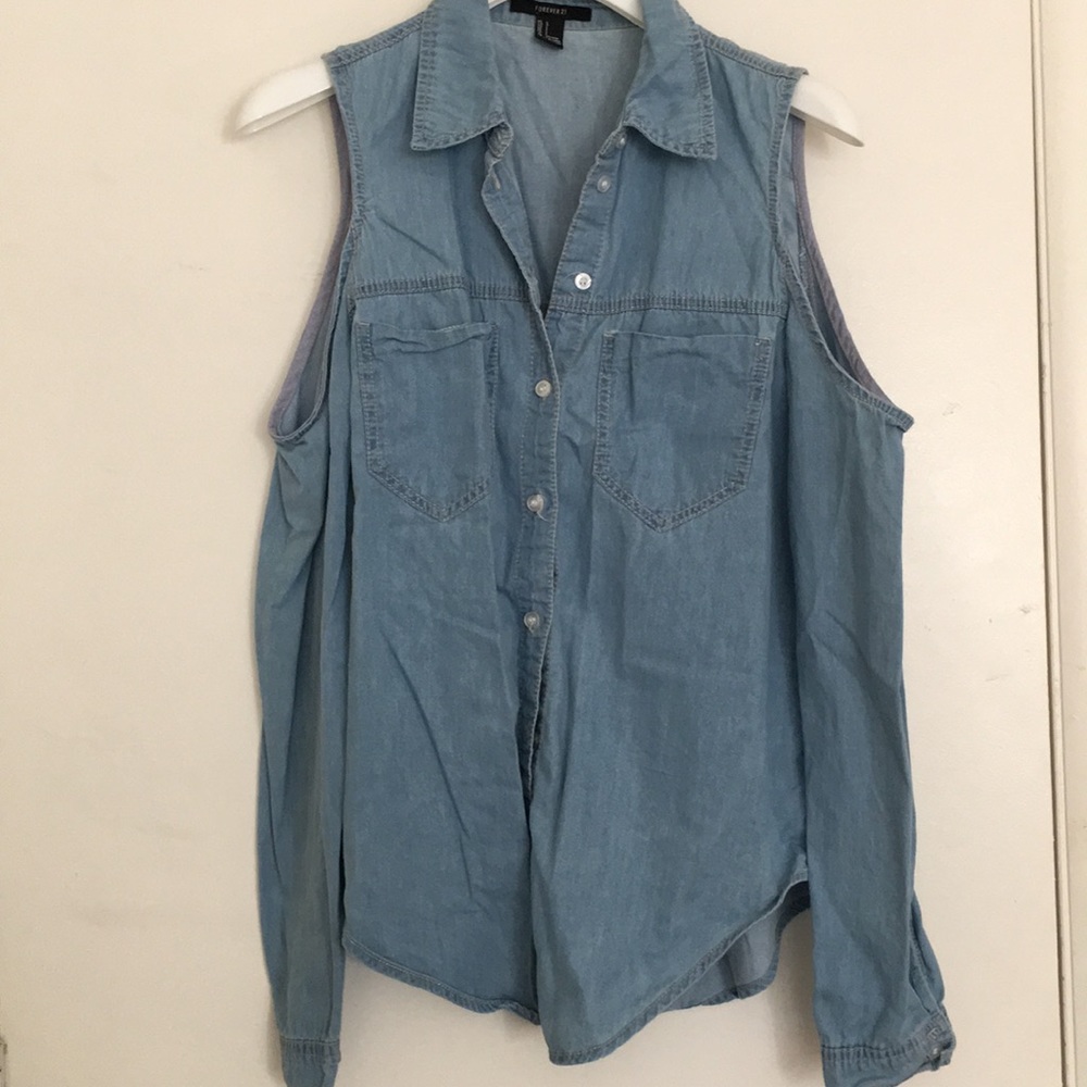 Forever 21 open shoulder top
